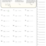 Converting Decimals To Fractions Worksheets 8th Grade Fractions