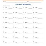 Converting Decimals To Mixed Number Fractions