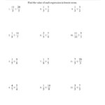 Dividing Proper And Improper Fractions A
