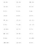 Grade 8 Math Integers Worksheets Printable Learning How To Read