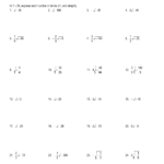 Multiplying Complex Numbers Worksheet Printable Worksheets And