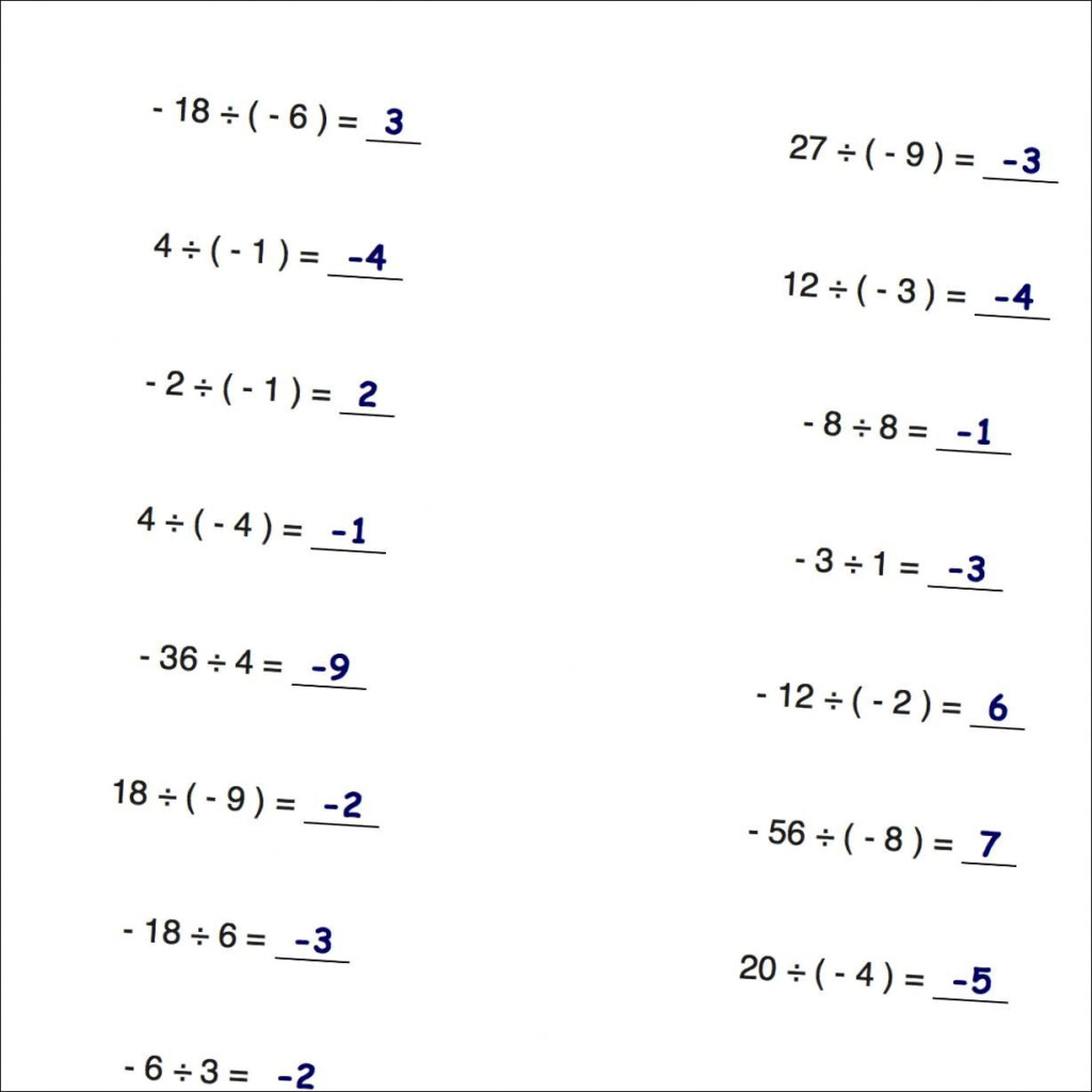 Zero And Negative Exponents Worksheet Pdf Kuta King Worksheet