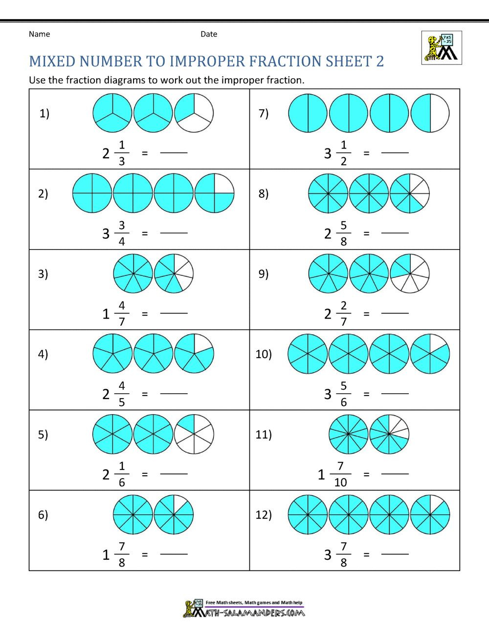21 Worksheets Rounding Mixed Numbers Simbologia