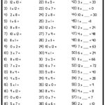 Mixed Multiplication Times Table Worksheets 4 Free Worksheets In 2020