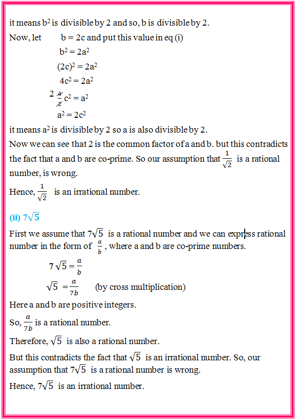 NCERT Solution For Class 10th Maths chapter 1 REAL NUMBERS Ex 1 3 