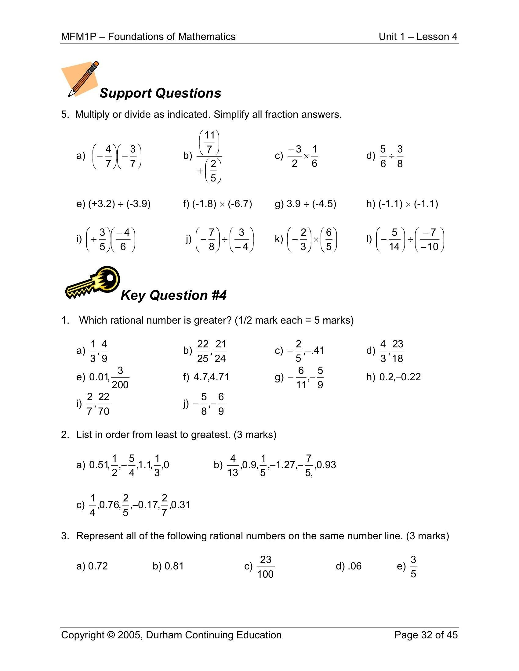 20 Equations With Rational Numbers Worksheet Worksheet From Home