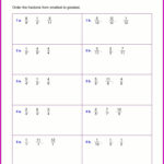 Comparing And Ordering Rational Numbers Worksheet Answer Key Pdf