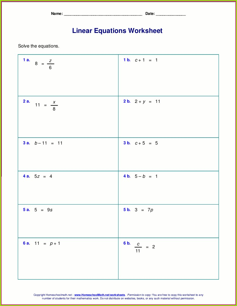 Solving Equations With Rational Numbers Worksheet Answers Worksheet