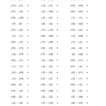 Adding And Subtracting Negative Numbers Worksheets Year 7 2022