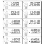 Adding Millions Regrouping Worksheet 2 Math Place Value Math