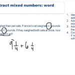 Addition And Subtraction Of Mixed Numbers Word Problems Adding And