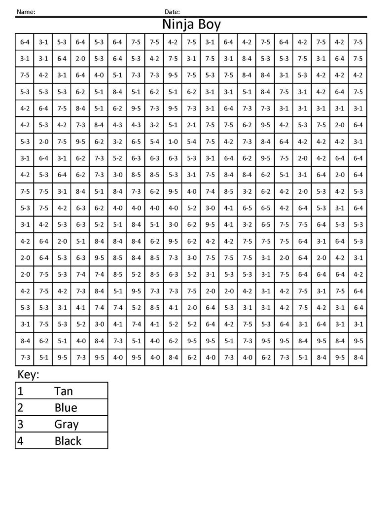 Coloring Squared Addition K5 Worksheets