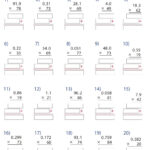 Multiplying Decimal Numbers By Whole Numbers Interactive Worksheet