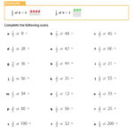 Numeracy Fraction Sequences Worksheet PrimaryLeap co uk