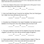 Adding Word Problems With 3 Numbers Worksheet Have Fun Teaching
