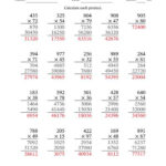 Multiplying 3 Digit By 2 Digit Numbers A