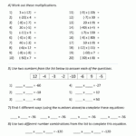 Negative Number Multiplication