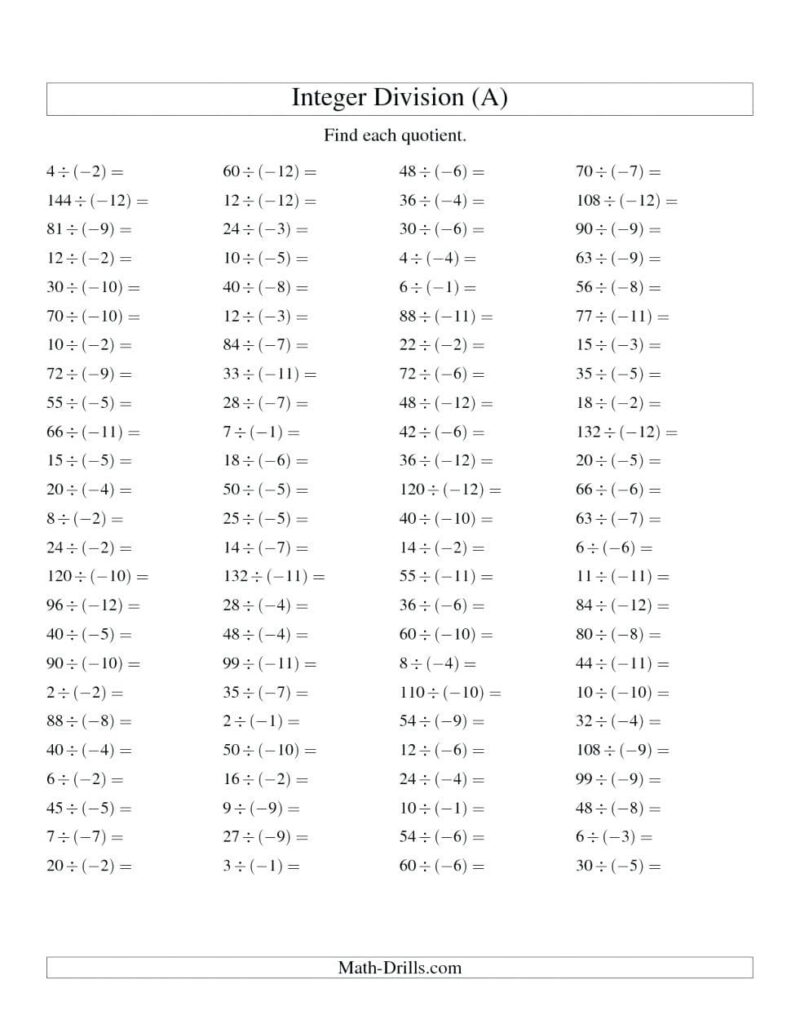 42 Subtracting Rational Numbers Worksheet Worksheet Resource