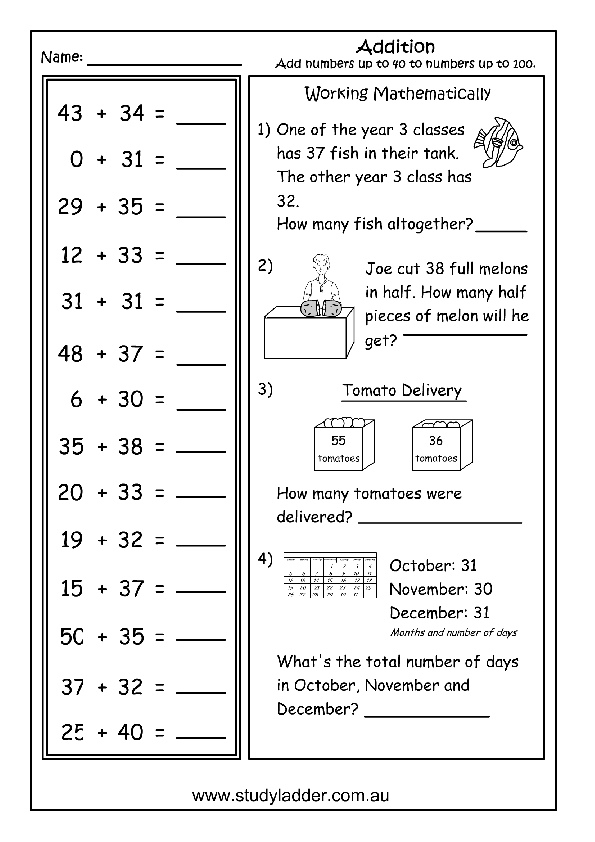 Adding Two Digit Numbers Studyladder Interactive Learning Games