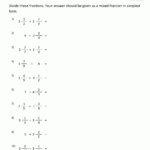 How To Divide Mixed Numbers