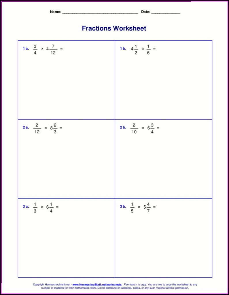 Mixed Operations With Fractions Worksheet Pdf Uncategorized Resume 
