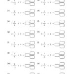 Multiplying Mixed Numbers Worksheet