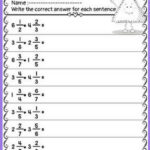 Renaming Mixed Numbers Worksheet Worksheet For Kindergarten