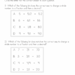 Sample 6th Grade Math Rational Numbers