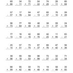 2 Digit Addition And Subtraction Worksheets 99Worksheets