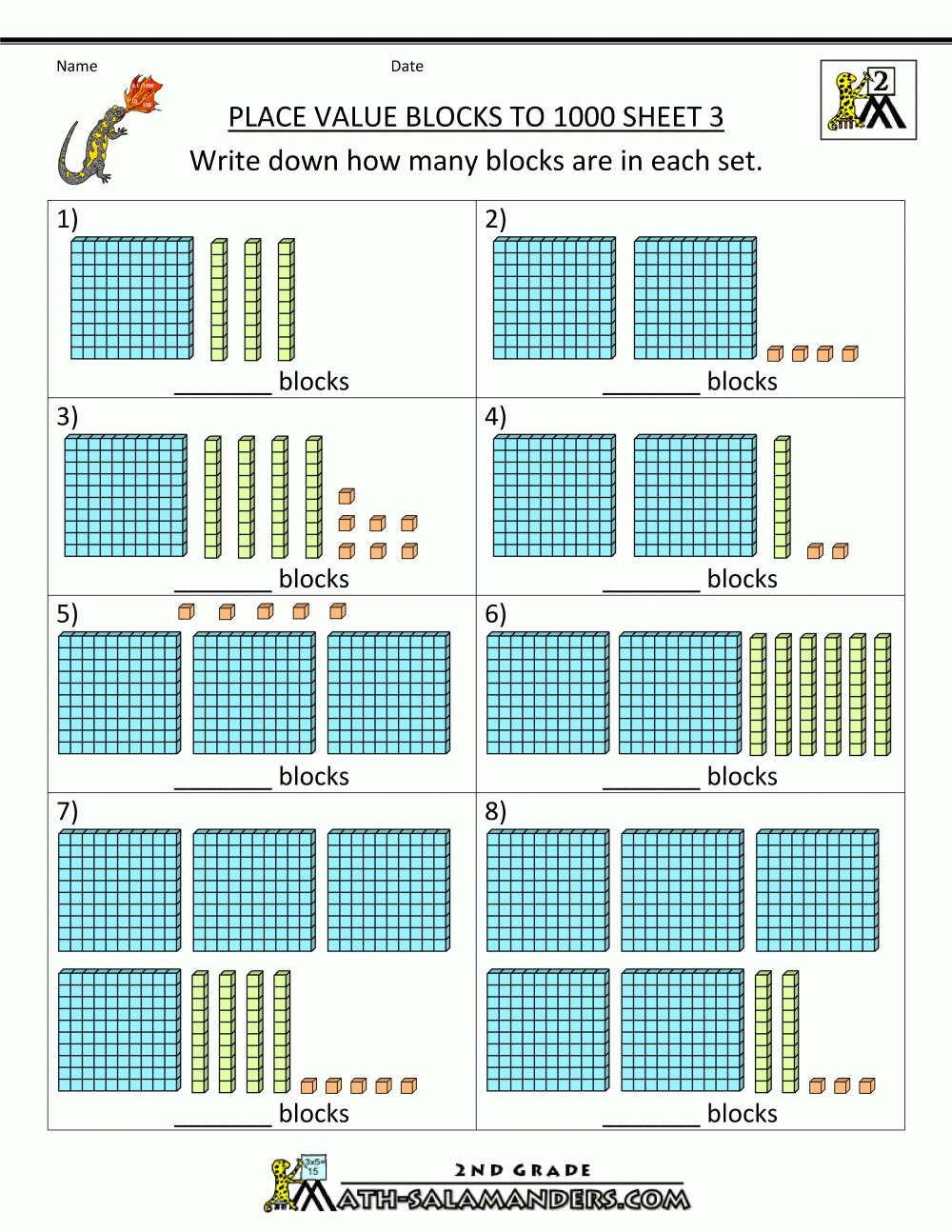 Addition Blocks Worksheets Worksheet Hero