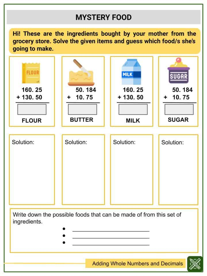 Grade 4 Addition Worksheets Free Printable K5 Learning Adding 