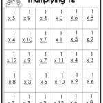 Multiplication Worksheet 1 12 Printable
