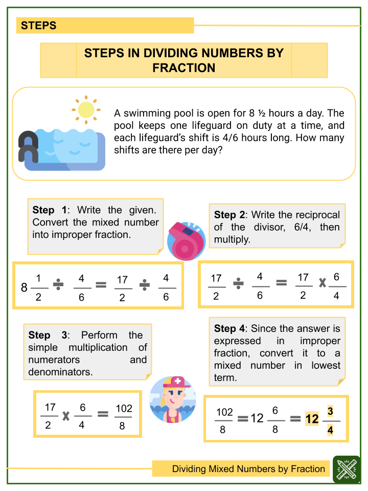 20 Dividing Fractions With Mixed Numbers Worksheets Coo Worksheets