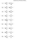 Adding Fractions Worksheet Pdf