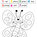 After A While Crocodile Worksheet Color By Number Super Simple