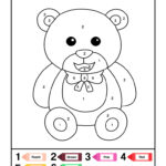 Color By Numbers Coloring Pages Worksheet 67 Kidlo