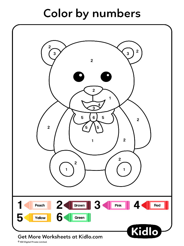 Coloring By Number Worksheet