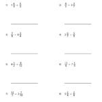 Dividing Mixed Numbers And Fractions Worksheets