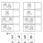 Finger Counting 1 10 And Number Writing Worksheet MyTeachingStation