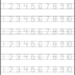 Free Printable Number Worksheets For Kindergarten