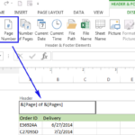 How To Insert Page Numbers In Excel