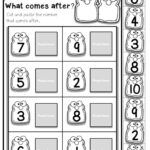 Kindergarten Math Worksheets Numbers 1 10 Number Order Etsy