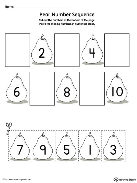 Kindergarten Printable Worksheets MyTeachingStation