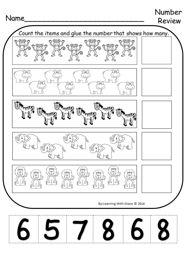 Learning Numbers 1 12 Worksheets And Flash Cards Queen Of The Red 