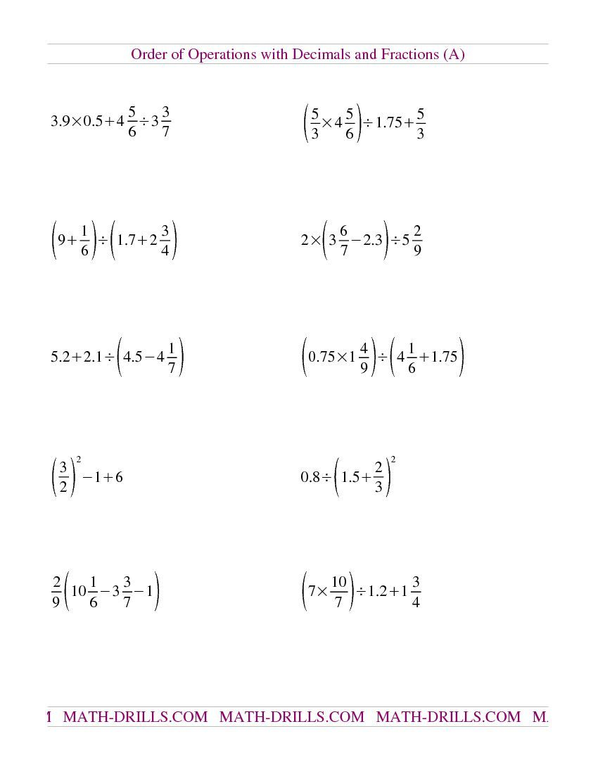 Multiplying And Dividing Rational Numbers Worksheet 7Th Grade