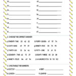Numbers 1 100 Numbers Worksheet Pdf 100 En Ingles Ejercicios De