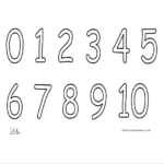 Numbers Colouring Sheet 1 10 Busy Bunnies Learning