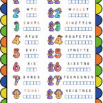 Spelling Numbers 1 To 20
