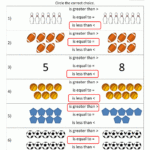 Worksheet For Comparing Numbers