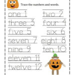 Writing Numbers Worksheet 1 10